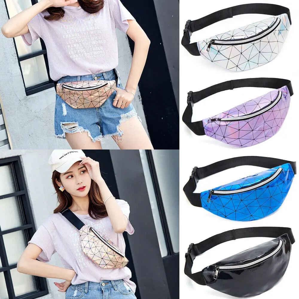 Поясная Сумка nerka fanny pack женская модная сумка из ПУ кожи в стиле рок н ролл|Поясные