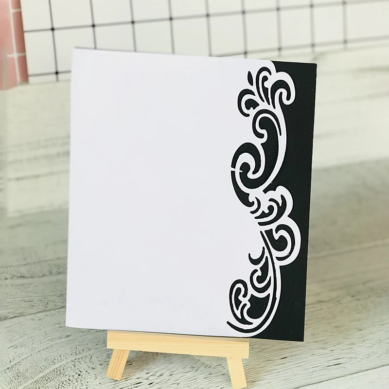 

New Wave Lace Flower Metal Cutting Dies for Scrapbooking DIY Album Embossing Folder Paper Card Maker Template Stencils 172*54mm