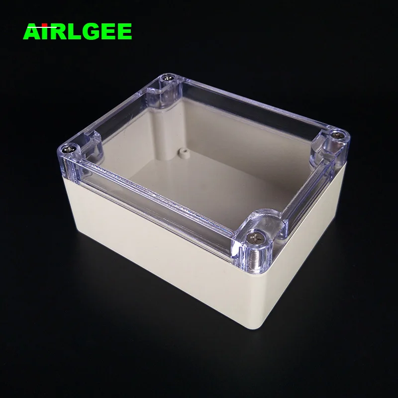 

115 x 90 x 55mm Transparent Cover ABS Plastic Waterproof Sealed Box Dustproof IP65 electrical Junction Enclosure Connector