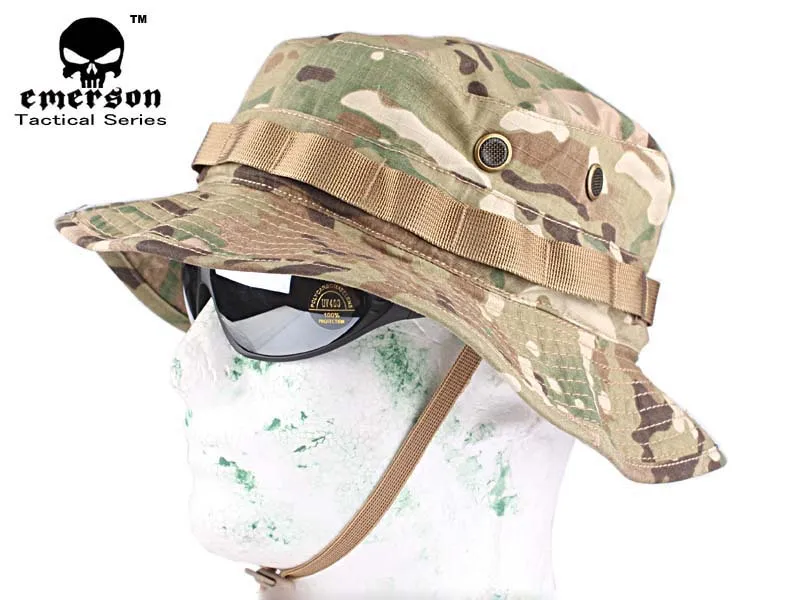 

EMERSON USMC CP Camouflage Boonie Hunting Hat (Multicam) Hunting Caps