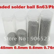 4 шт 25 K свинцовые Паяльные шарики 0,45 мм, 0,5 мм, 0,6 мм, 0,76 мм исправление дефектов пайки bga мяч