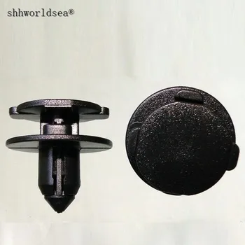 

shhworldsea auto plastic fastener clip push type retainer