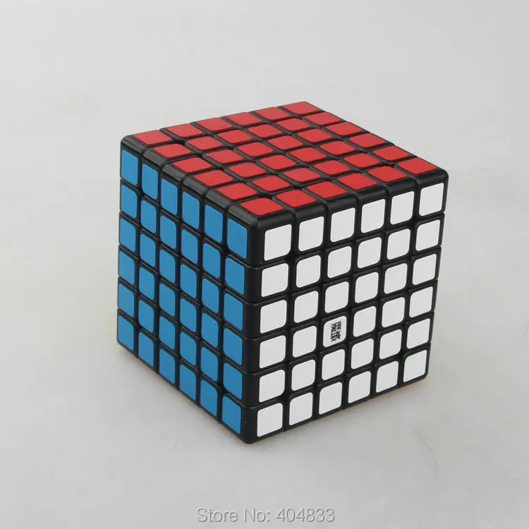 Мою weishigts черный/белый/Primary/Stickerless-яркий 6 Слои Cube Твист головоломки Обучающие игрушки кубик рубика