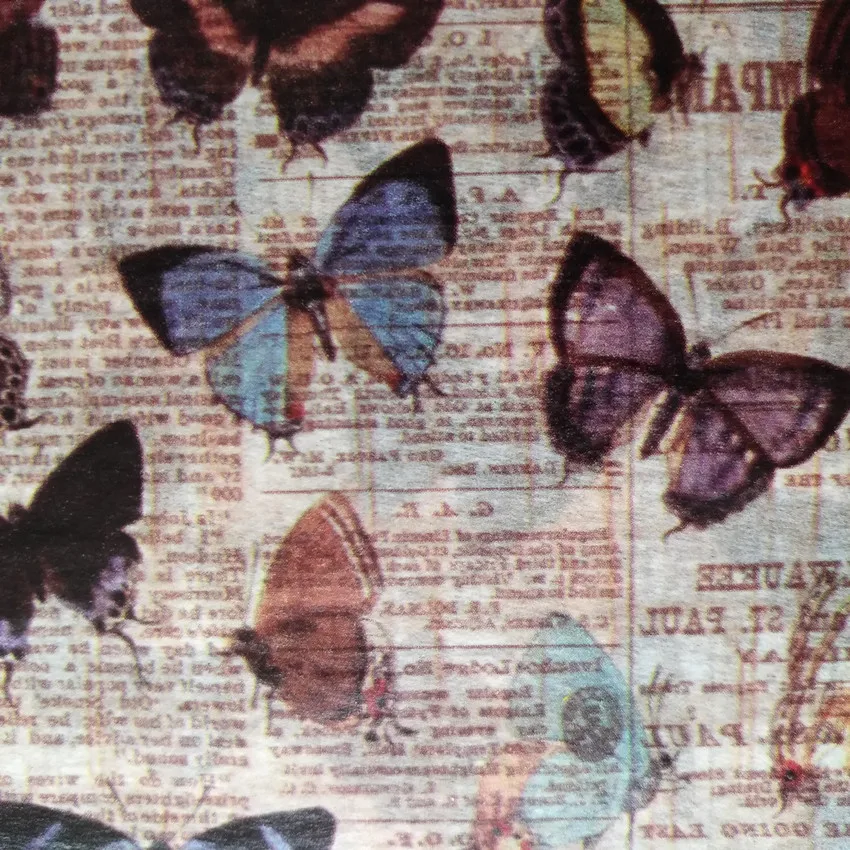 Vintage Elegant Butterfly Pattern Gift Wrapping Craft Paper For