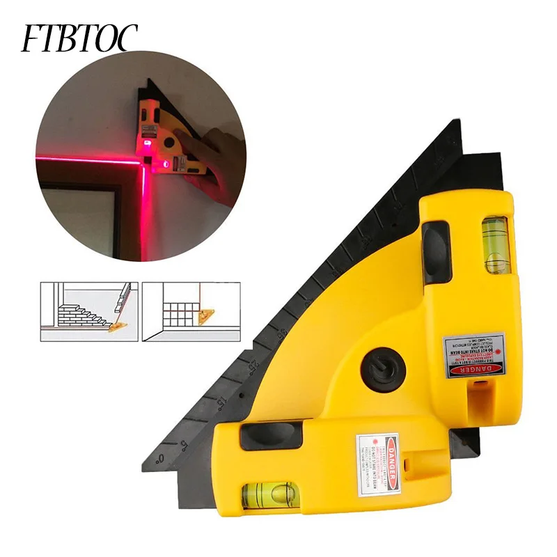 FTBTOC Right Angle 90 Degree Vertical Horizontal Laser Line Projection