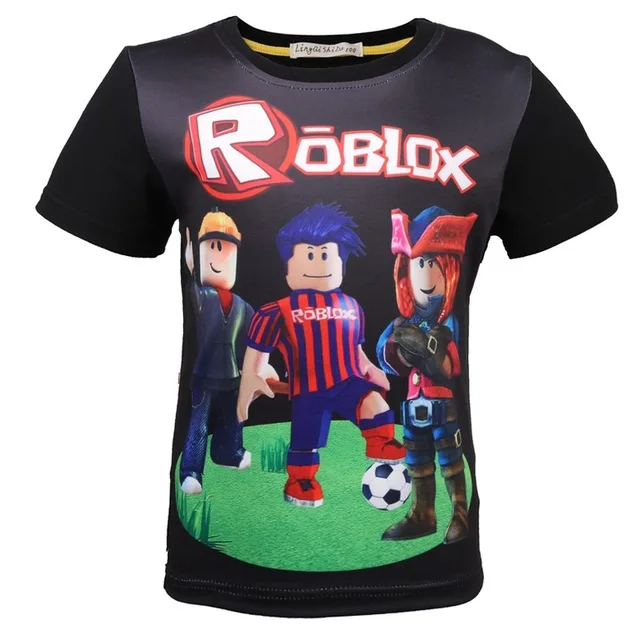 Us 992 23 Offnew Roblox Kids Tshirt Cartoon Football Match Anime Game Boys Tops Girls Christmas Shirts Baby Boy Casual Clothes 4 8 12 Years In - 