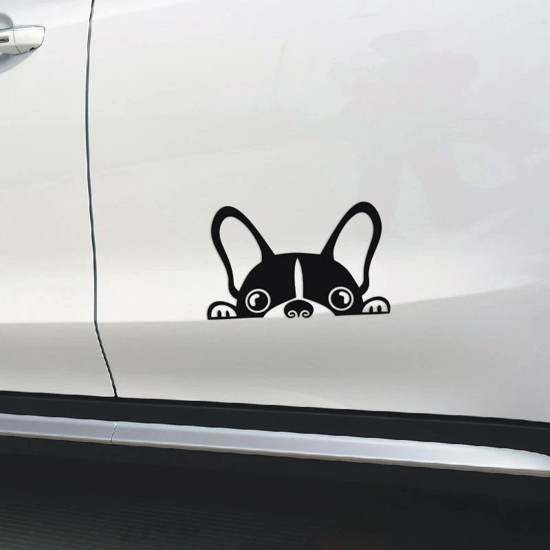 Auto Motorcycle Car Stickers Cute Dog Waterproof Diy Body Vehicle