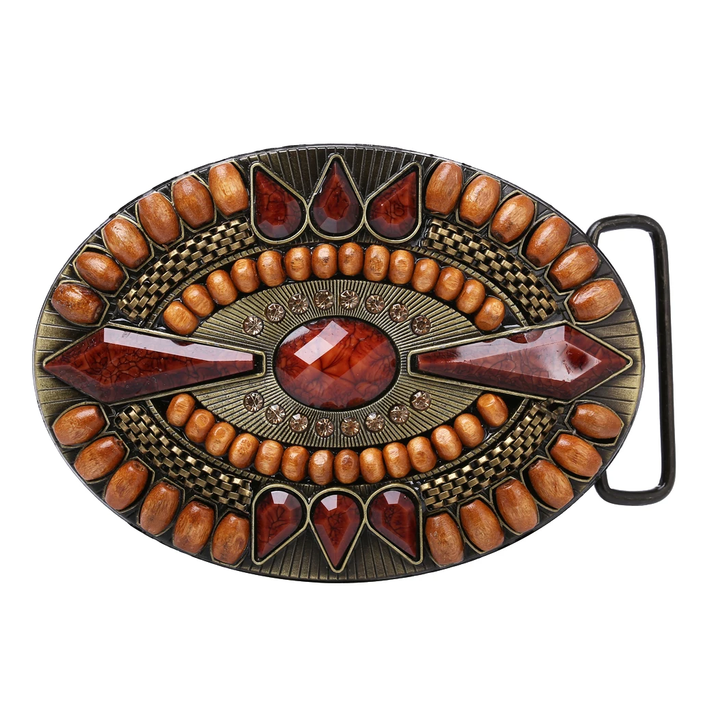 Retro Vintage Western Bohemian Boho Zinc Alloy Mens Belt Buckle Novelty Gift for belt width 3.6-3.9cm