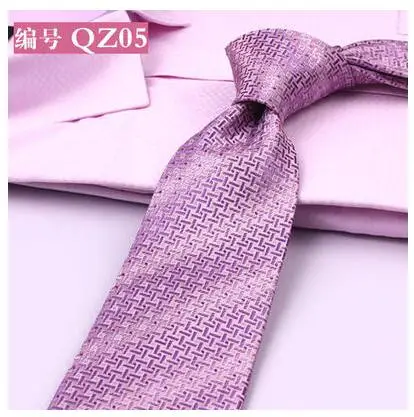 Новые высококачественные свадебные галстуки для мужчин, галстуки для досуга 8 см, чистый цвет, фиолетовый галстук, галстук - Цвет: Армейский зеленый