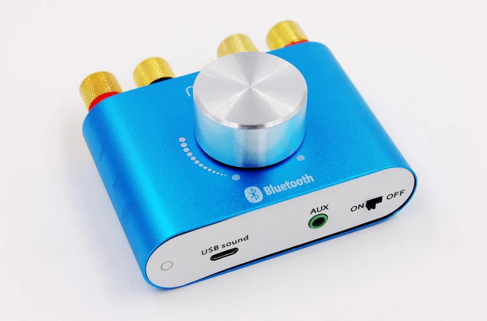 Mini HIFI Power amp 50W 50W Stereo Bluetooth Audio Power Amplifier Headphone AMP 12V 24V