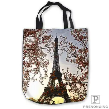 

Custom Canvas France_Sky_ParisTote Hand Bags Shopping Bag Casual Beach HandBags Foldable 180713-03-21