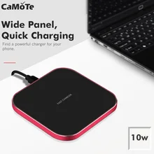 10w Qi Wireless Charger fast Charger For iPhone 7 XS max xr QC3.0 10W Fast Wireless Charging for Samsung wireless drop shipping