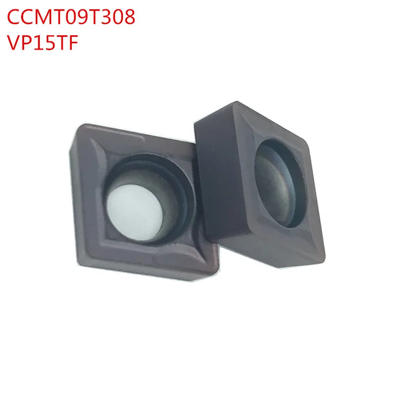 

100pcs CCMT09T308 VP15TF Internal Turning Tools Carbide inserts Cutting Tool CNC Tools Lathe tools Lathe cutter