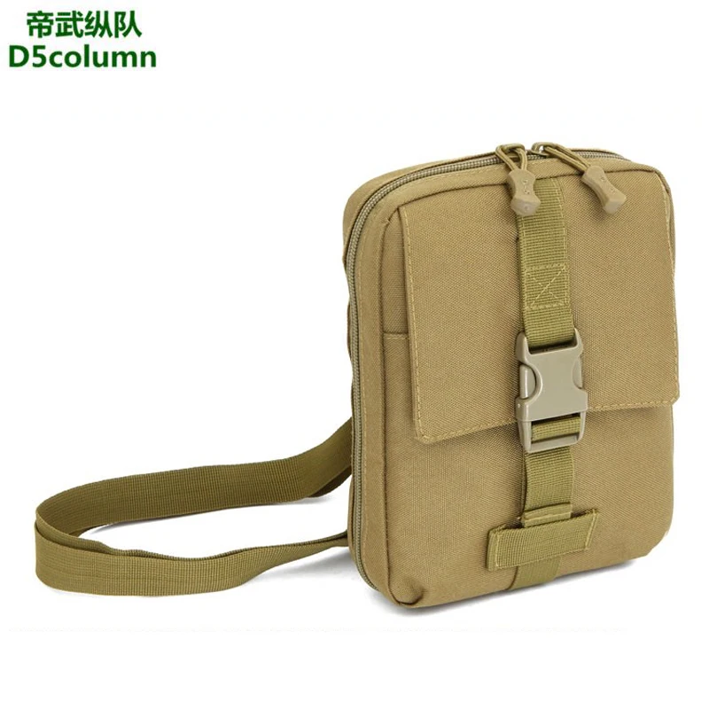 D5Column Military Clutch Strap Waist Bag Men Messenger Bags MOLLE Outdside Bag edc Tactics
