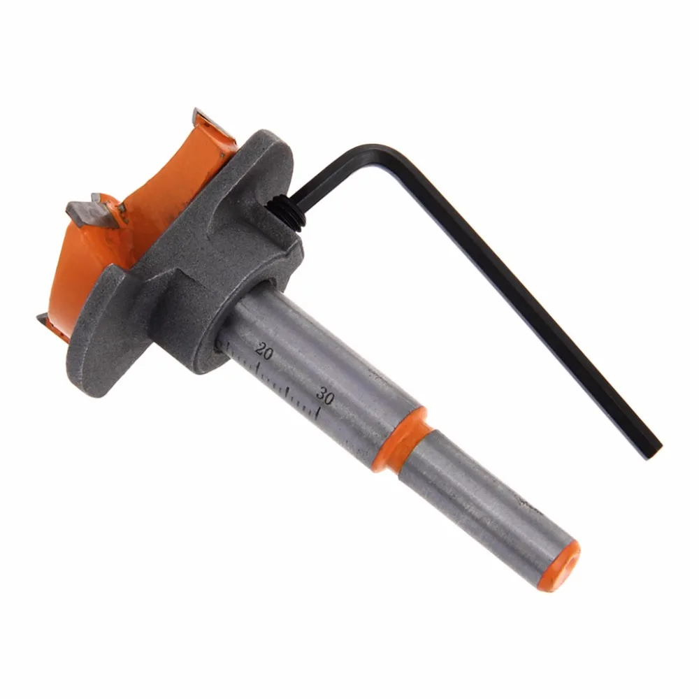 OOTDTY Cemented Carbide 35mm Hole Saw Woodworking Core Drill Bit Hinge Cutter Boring Bit Tipped Drilling Tool MY10_35 OOTDTY Cemented Carbide 35mm Hole Saw Woodworking Core Drill Bit Hinge Cutter Boring Bit Tipped Drilling Tool MY10_35