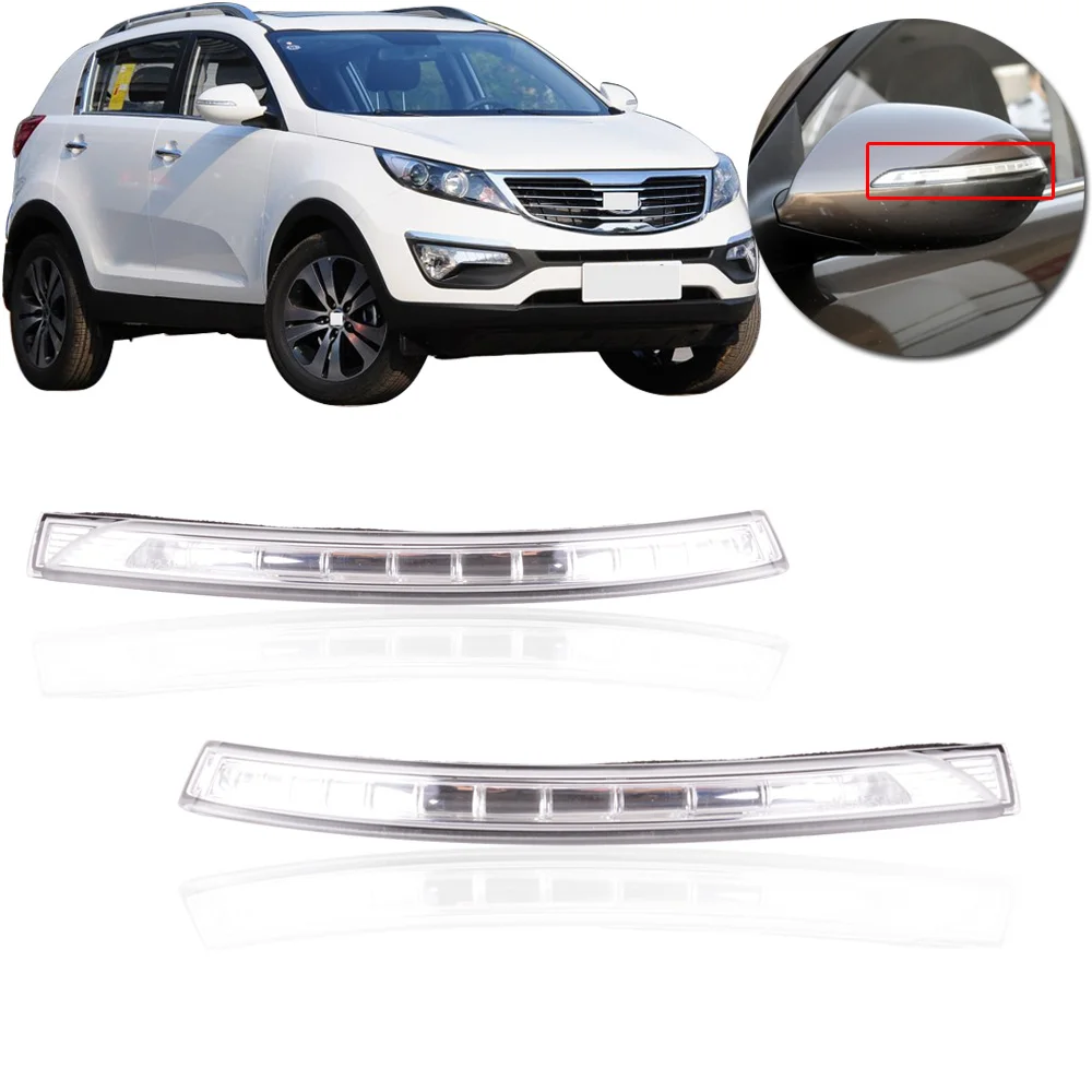 

CAPQX For KIA Sportage R 2011-2016 side Rearview Mirror LED Turn light Rear View mirror Signal blink flash indicator Lamp
