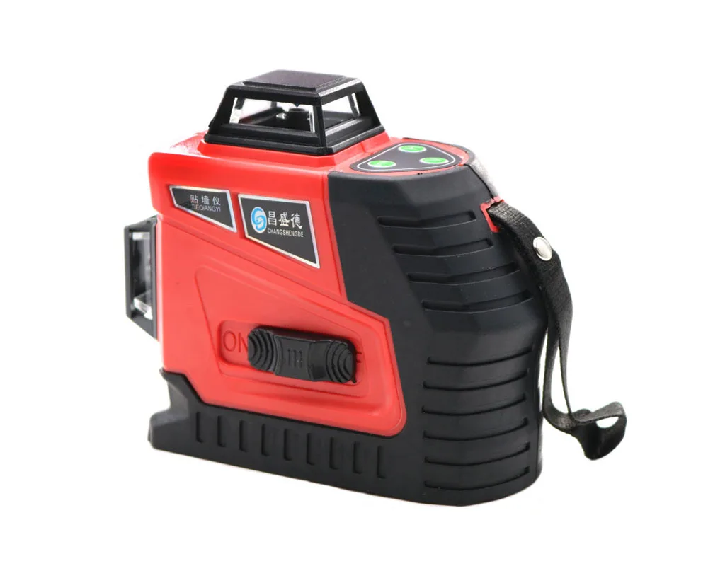 Professional 12 Line 3D laser level 360 Vertical And Horizontal Laser Level Self-leveling Cross Line 3D Laser Level with outdoor