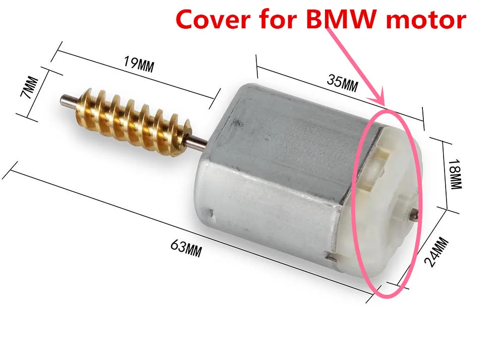

rear bearing cover part for car door lock motor for BMW X5 E53 E90 318 320 325 328 330 brush holder