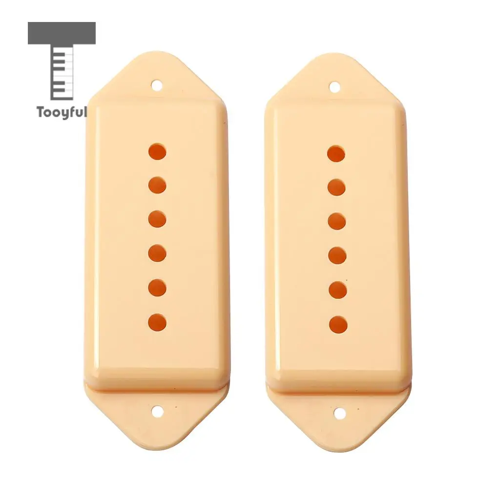 2PCS Guitar Single Coil Pickup Covers Dogear Style for Electric Guitar Replacement Parts