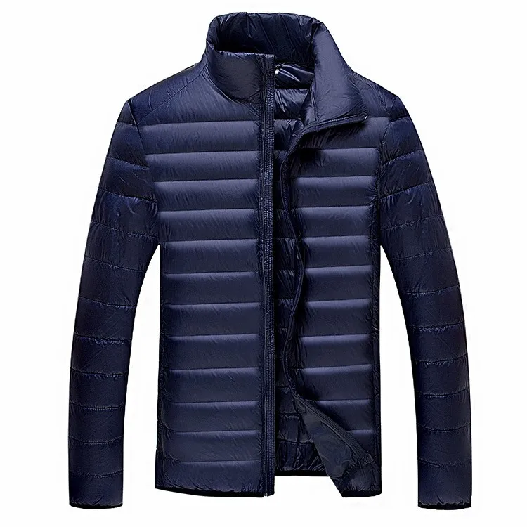 NewBang Brand 7XL Duck Down Jacket Men Winter Jacket Men Warm Windbreaker Feather Parkas Ultra Light Down Jacket Men Outwear - Цвет: navy