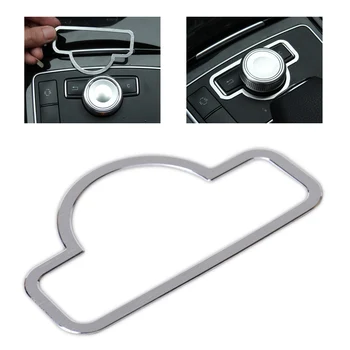 

CITALL Sliver Alu Console Panel Cover Center Console Multimedia Switch Button Trim for BENZ E GLK CLS Class W204 W212 W218 X204