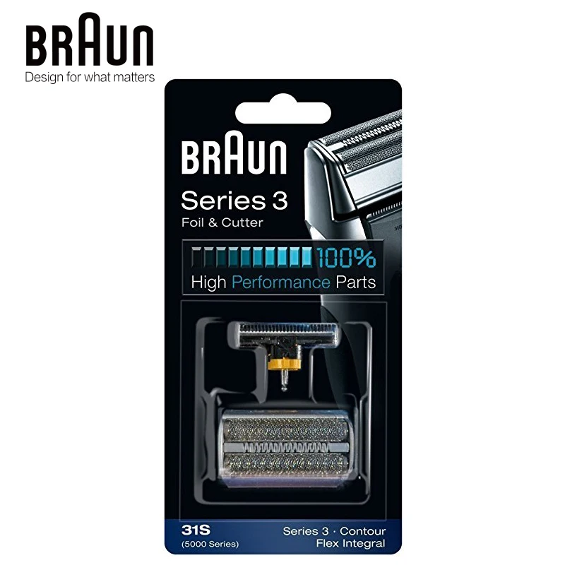 

Braun 31S Electric Shaver Foil & Cutter Replacement Razor Blade High Performance Parts for 350 360 370 380 390cc