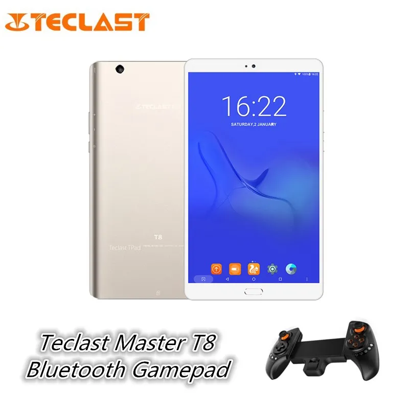 

Teclast Master T8 8.4 inch Tablet PC Android 7.0 MTK8176 Hexa Core 1.7GHz 4GB 64GB Fingerprint Recognition 13.0MP Front Camera