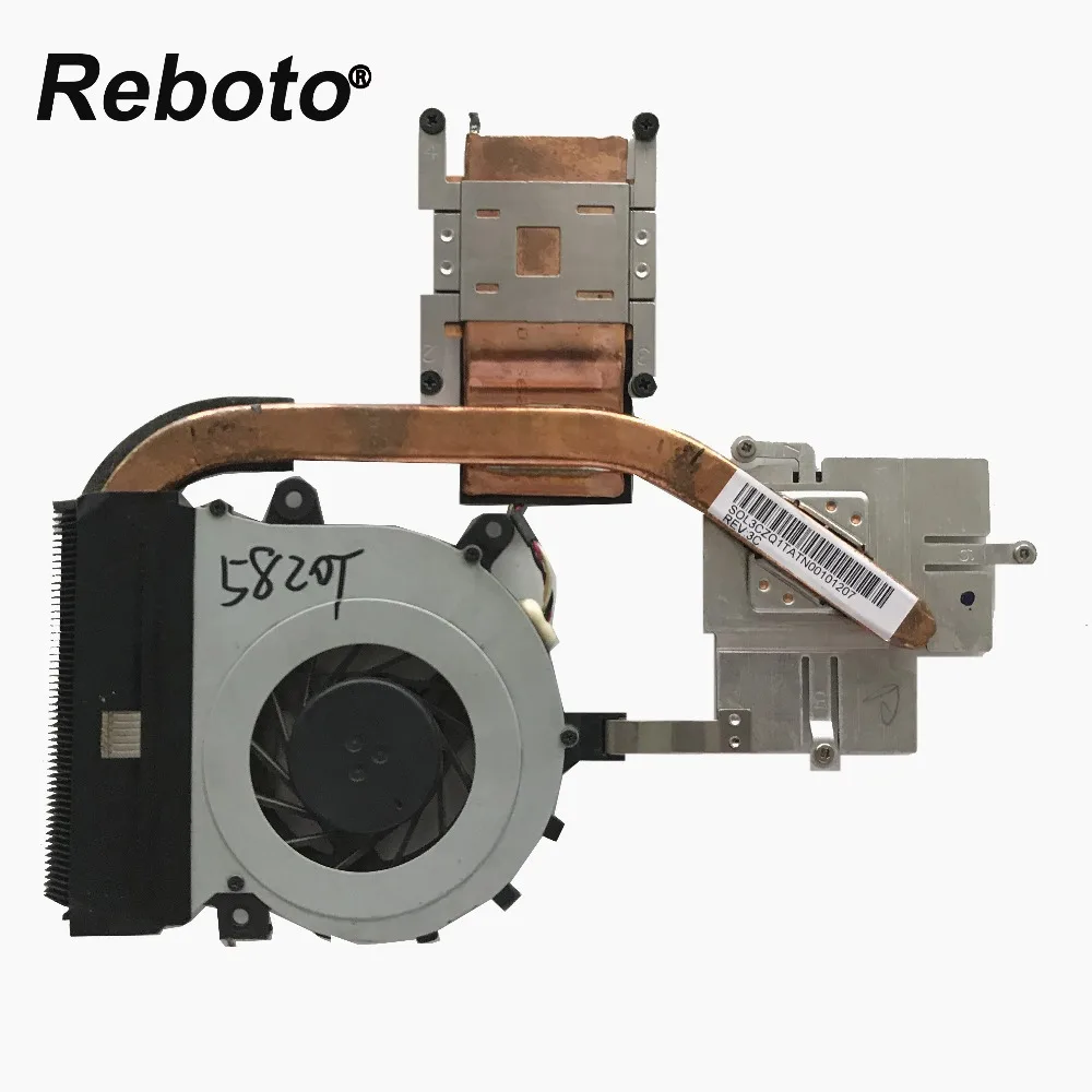 

Reboto Original FOR ACER 4820T 4820TG 5820T 5820TG 4745G Laptop CPU GPU Cooling Radiator HEATSINK With FAN SOL3CZQ1TATN