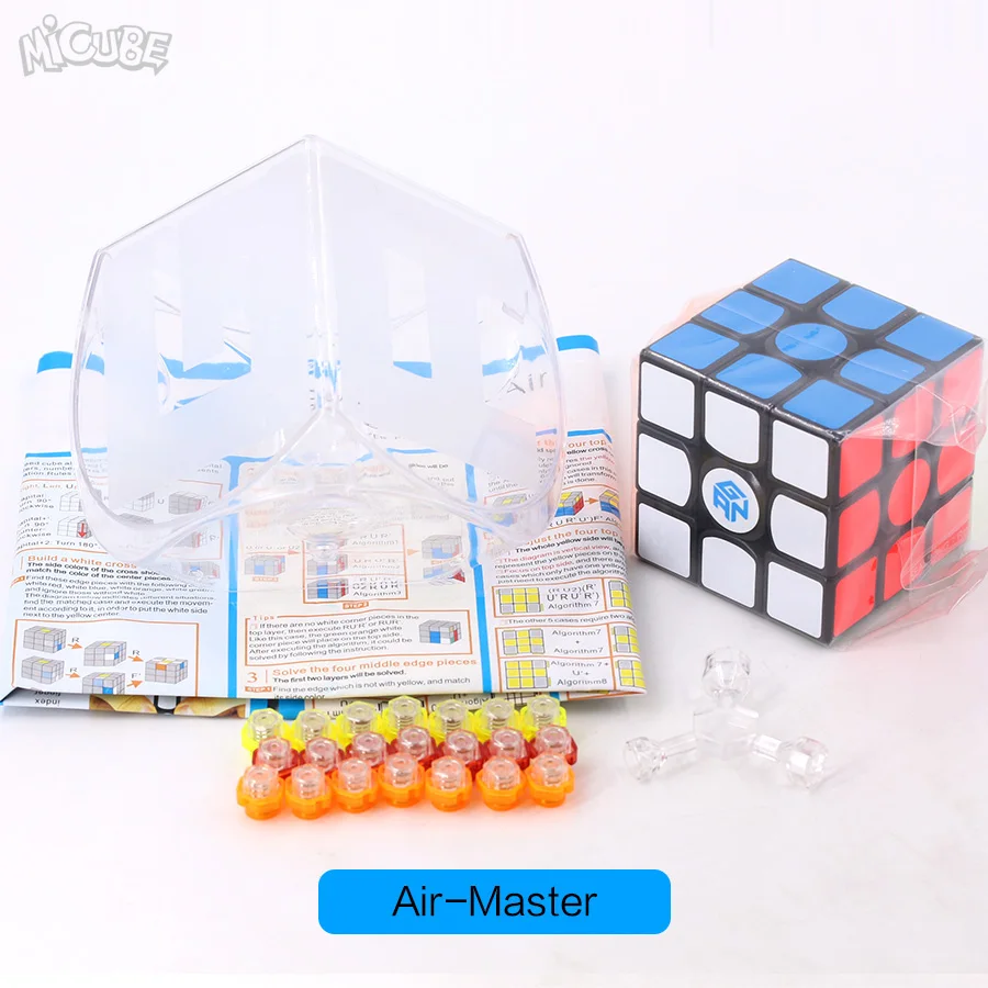 3x3x3 Gan 356 Air Master Advance Master Gan Air S Gan Air SM Магнитные подарки Cfop формула карты скорость магниты магические кубики 3x3