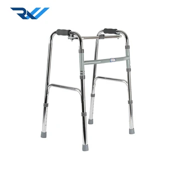 

Foldable elderly walker lightweight folding walkers aluminum mobility disabled people walking aids