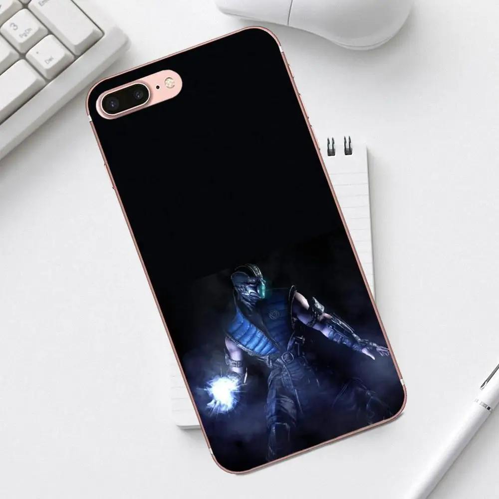 Sub zero Mortal Kombat X для iPhone 4 4S 5 5C SE 6 6S 7 8 Plus XS Max XR Galaxy A3 A5 J1 J3 J5 J7 2017 аксессуары чехлов из
