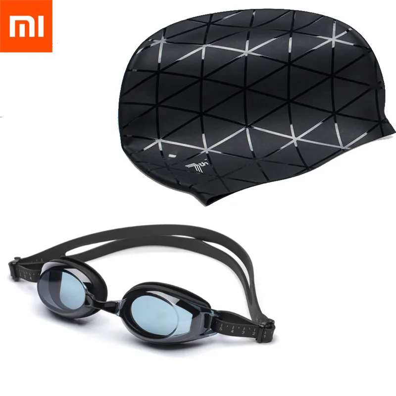 

Xiaomi Mijia TS 7th Soft Silicone Swimming Glass Cap Waterproof Sports Swim Pool Hat Ears Protection Swimming Glass HD Anti-fog