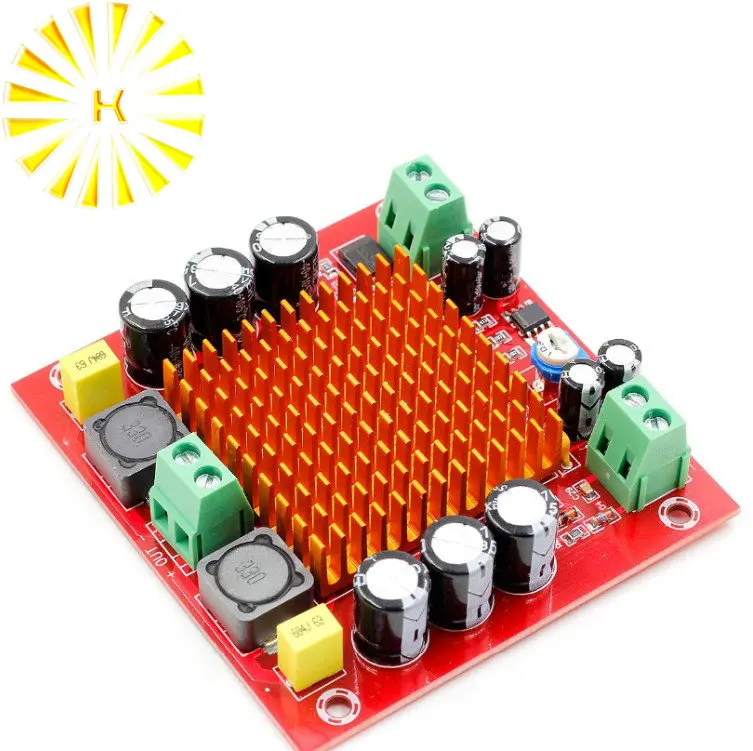 

XH-M544 DC 12V 24V 150W TPA3116DA TPA3116 D2 Mono Channel Digital Power Audio Amplifier Board With Preamplifier NE5532 Connector
