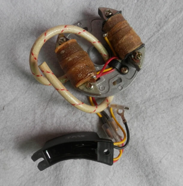 YD78 IGNITION MODULE COIL W/ CAPACITOR FOR CHAINSAW 78 7800 YD81 78CC 2 STROKE CHAIN SAW IGNITOR CONDENSER MAGNETO STATOR YD78 IGNITION MODULE COIL W/ CAPACITOR FOR CHAINSAW 78 7800 YD81 78CC 2 STROKE CHAIN SAW IGNITOR CONDENSER MAGNETO STATOR