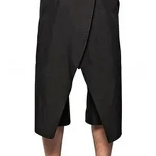 27-44! Большие размеры Мужские штаны Мода г. сезон весна-лето не связанные с основной Модные капри мужская одежда