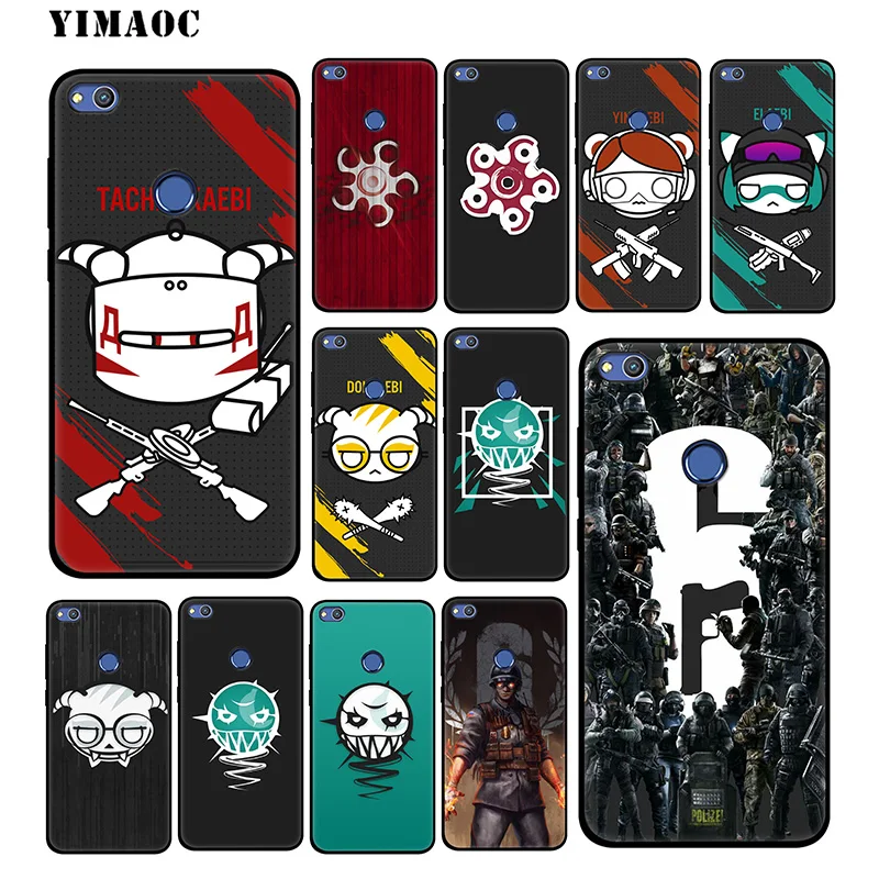 YIMAOC Rainbow 6 Siege игровой мягкий чехол для huawei mate 20 10 P30 P20 Pro P10 P9 P Smart Z 2019 &amp Nova 3 3i Lite |