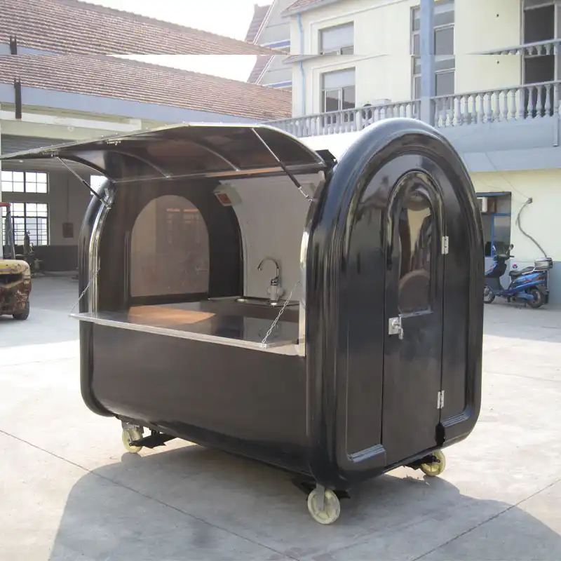 4 Wheel Fast Crepe Food Truck For Sale Europe Used Food Cart