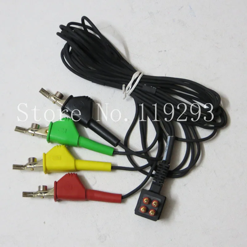 

[SA]3M double gold-plated test cable ( with four different colors strong alligator clip )--2pcs/lot
