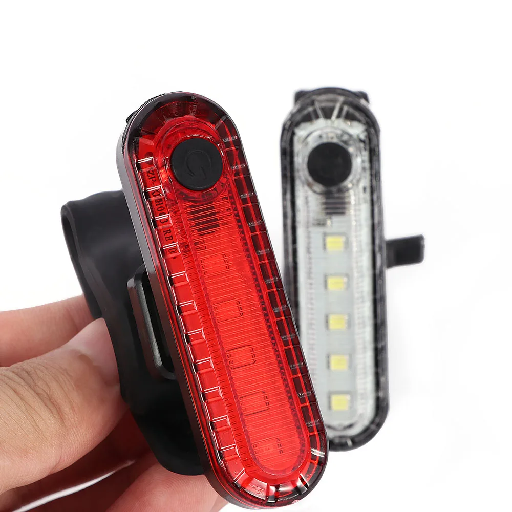 

Bike Light 4 Modes USB Rechargeable LED Taillight Rainproof Super Bright Cycling Tail Light Safety Warning Flash Bicycle Light