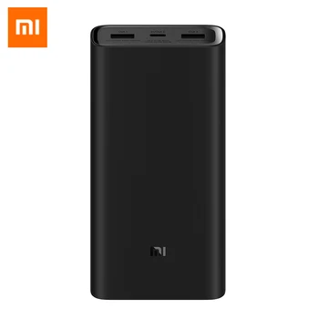 

Original Xiaomi Power Bank 3, 20000mAh Two-way Fast Charging Dual USB Type-C 20000mAh Powerbank for Laptop Smart Wristband Phone