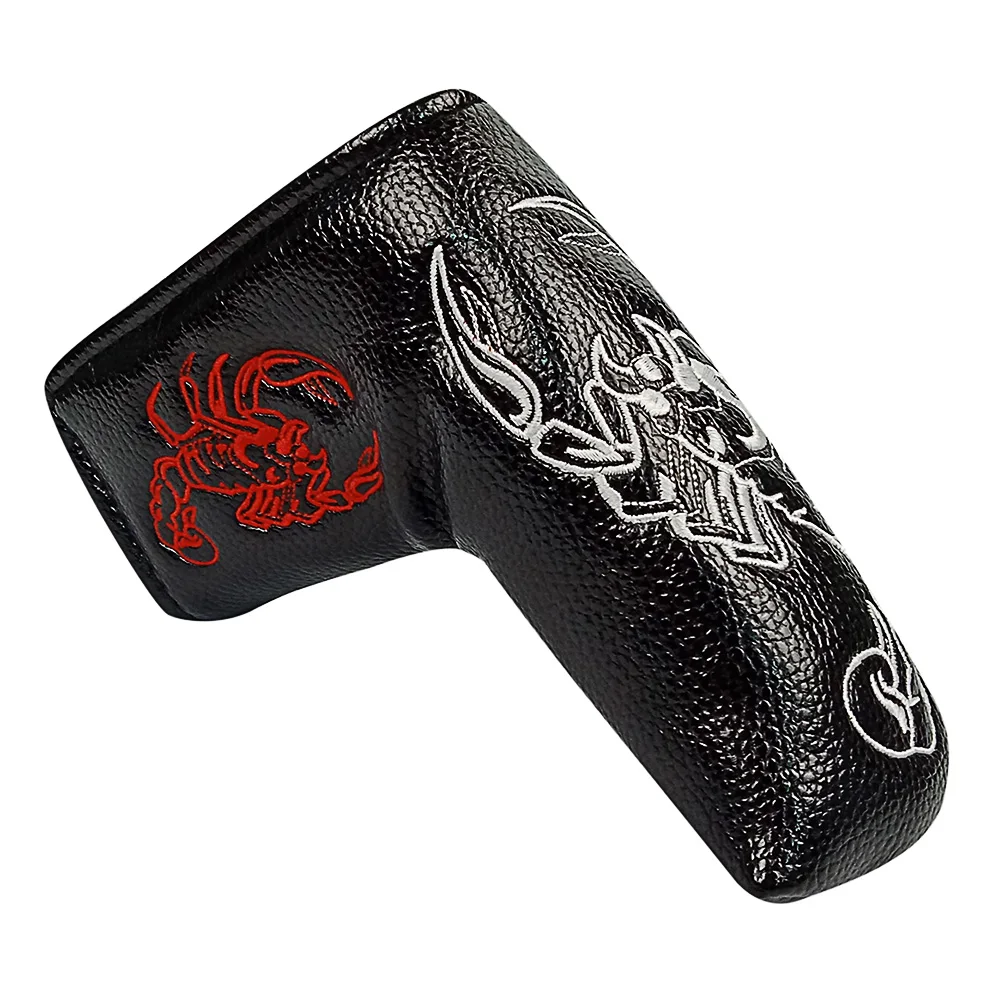 Scorpion Embroidery Golf Club Headcover for Blade Personality Pattern Golf Putter Protector 4Colors9