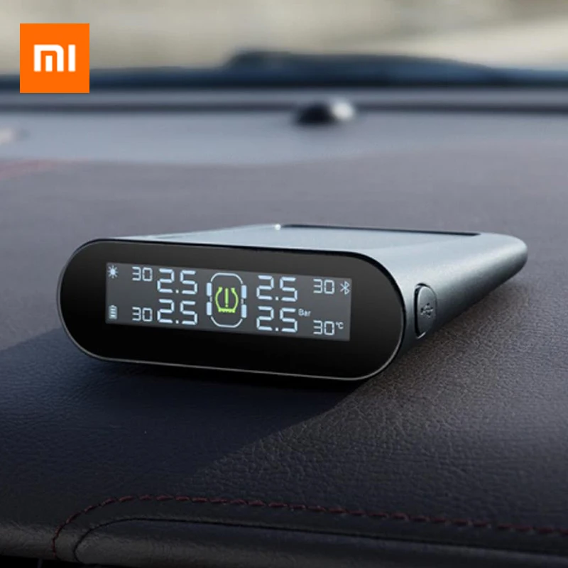 

Xiaomi 70Mai Tire Pressure Tester Monitoring Solar Wireless Built in Tire Pressure solar Monitor System