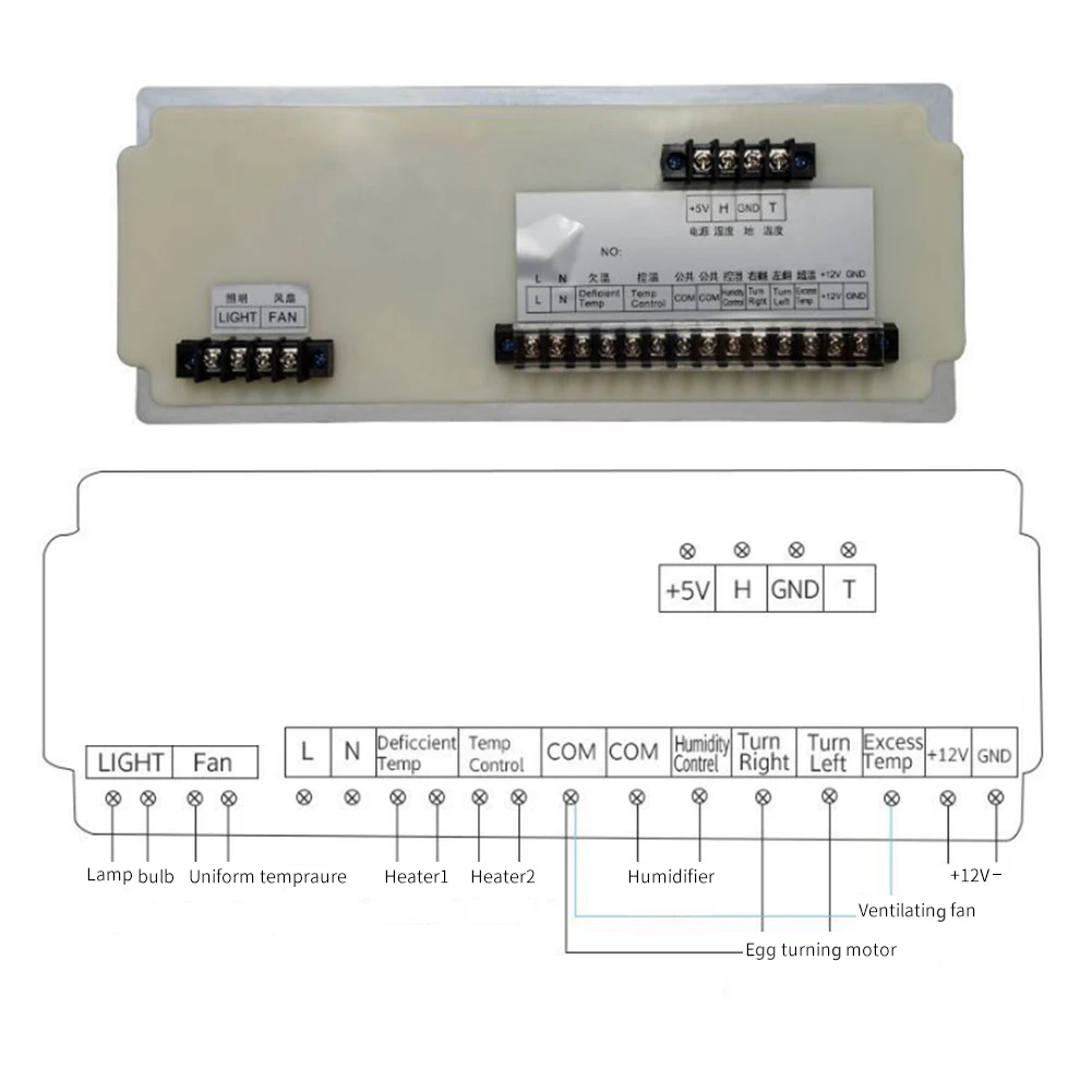 XM-18D автоматический инкубатор многофункциональный контроллер температуры и влажности инкубатор для яиц датчик влажности