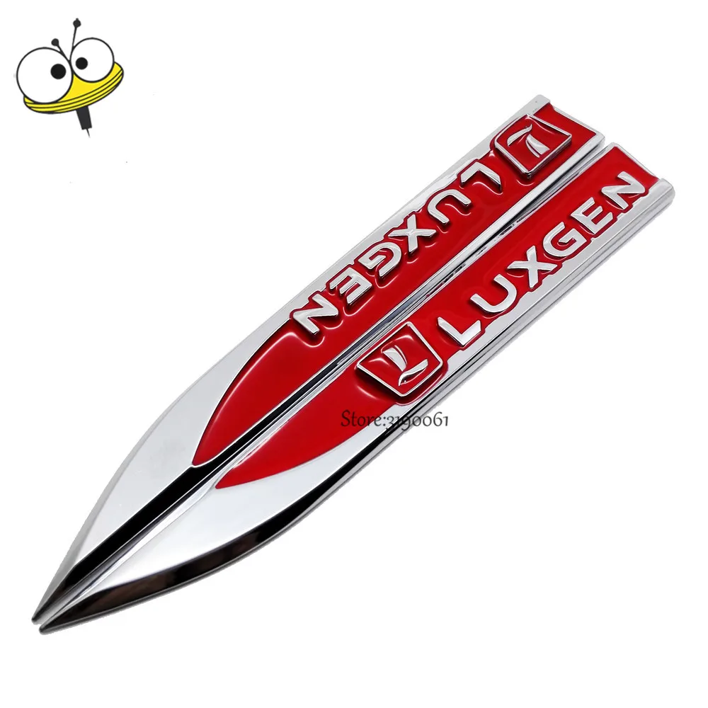 

Car Fender Sticker Emblem Badge Decal Auto Car Styling For Luxgen 7 5 U6 U7 Master CEO MPV SUV Car Decoration Car Accessories