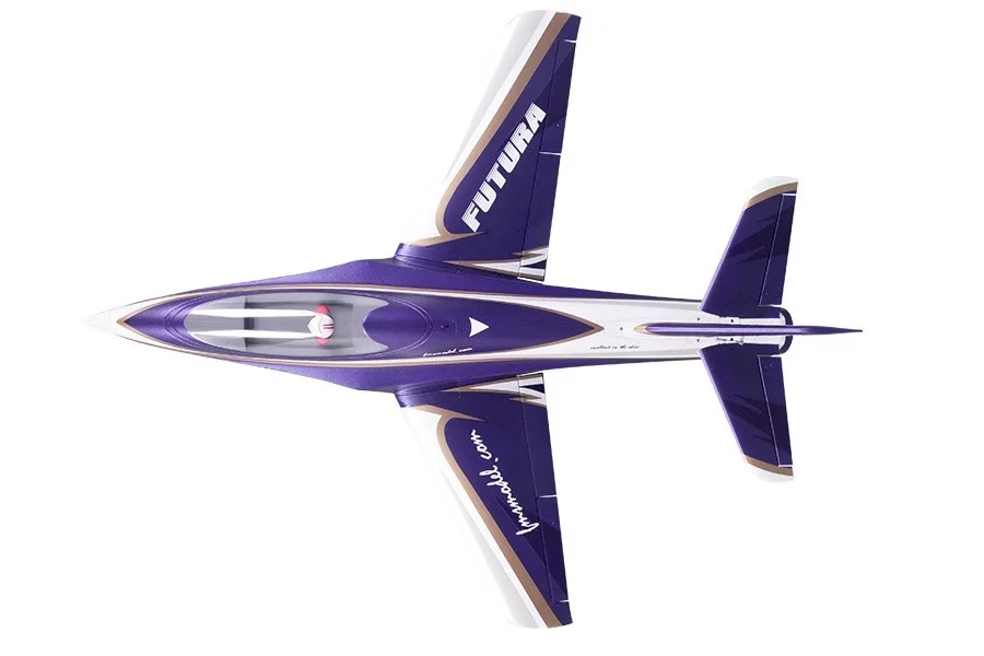 FMS 80 мм Futura гоночный воздуховод вентилятор EDF Jet 6 s 6CH с закрылками убирается EPO