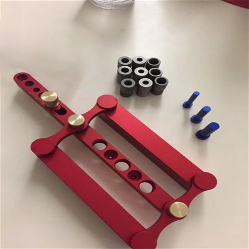 

Woodworking Self Centering Dowelling Jig for Metric Dowels 6/8/10mm Precise Drilling Tools QJS Shop