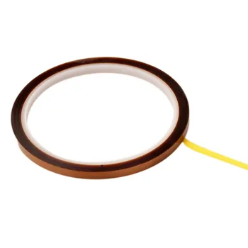 

1 Pcs One-side Self-adhesive 5mm X100ft High Temperature Heat Resistant Polyimide Tape Hot New