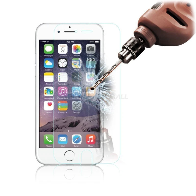 2 шт. прозрачное закаленное стекло для защиты экрана iphone 11 Pro Max Xr Xs X 8 7 6 6S Plus 0 мм