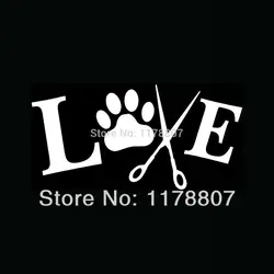 17,8 см x 8,9 см наклейка на любовь к жениху животные Собаки домашнее животное для автомобиля виниловая переводная Наклейка на окно мытье