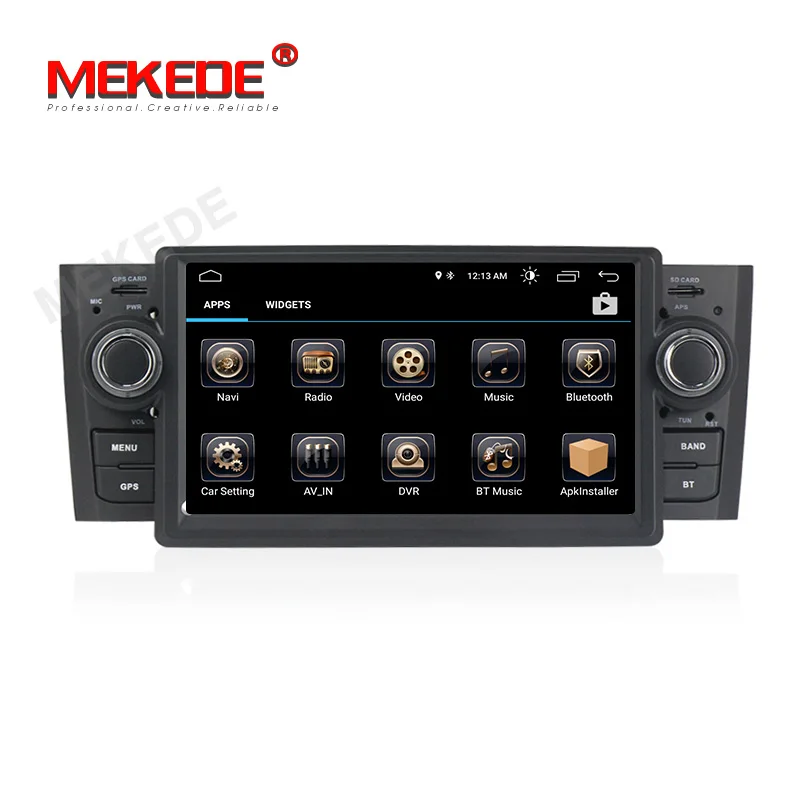 

Car Multimedia player GPS Android8.1 Android9.1 Car Radio 1 Din DVD For Fiat/Grande/Punto/Linea 2007-2012 Radio FM steering